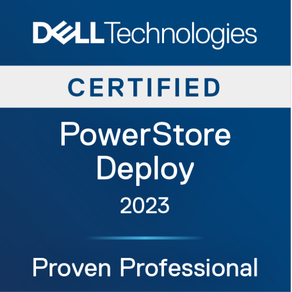 ProvenProfessional Cert PowerStoreDeploy Credly